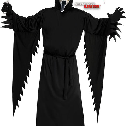 Partychimp Ghost Face Aged Kostuum S M L