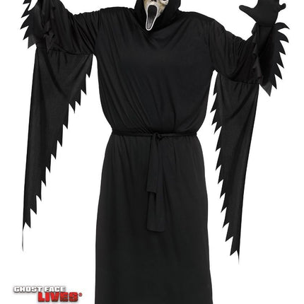 Partychimp Ghost Face Aged Kostuum S M L