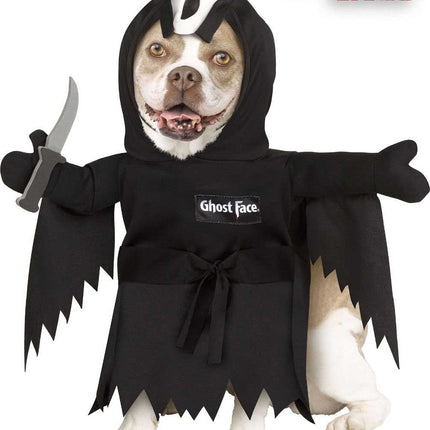 Partychimp Ghost Face Honden Kostuum