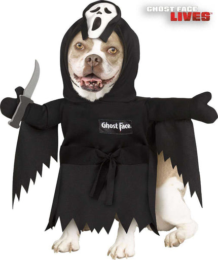 Partychimp Ghost Face Honden Kostuum