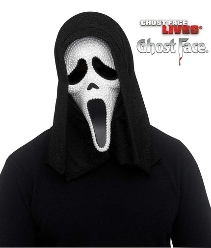 Partychimp Ghost Face Masker Met Parels
