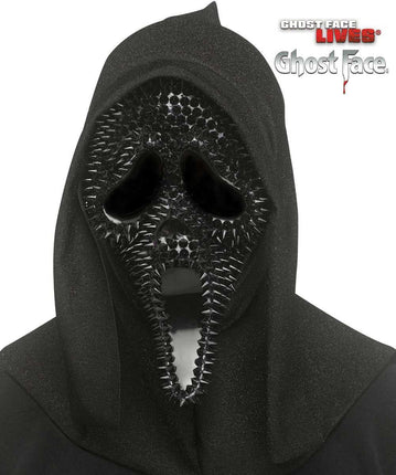 Partychimp Ghost Face Masker Met Spikes