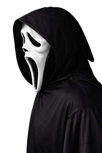 Partychimp Ghost Face Scream Masker Met Capuchon