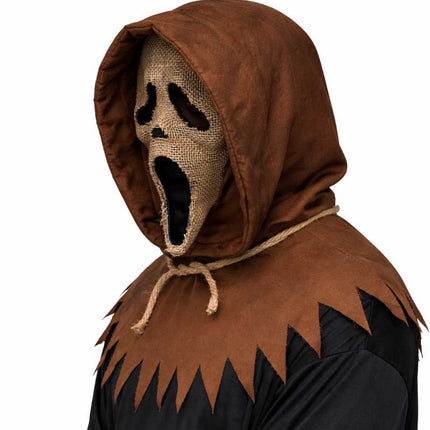Partychimp Ghost Face Vogelschrikker Masker Met Capuchon