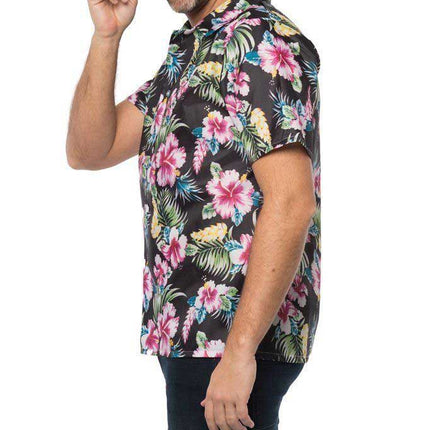 Partychimp Hawai Shirt Deluxe Zwart