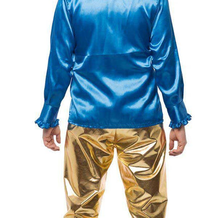 Partychimp Heren Disco Broek Goud