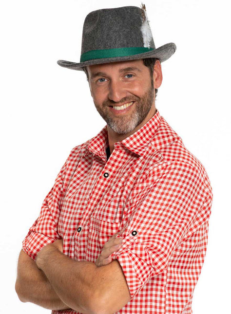 Partychimp Jagershoedje Tirol Deluxe Grijs