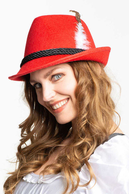 Partychimp Jagershoedje Tirol Rood