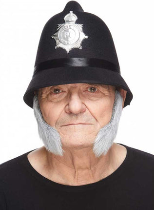 Partychimp Luxe Cowboy Bakkebaarden Grijs Wit