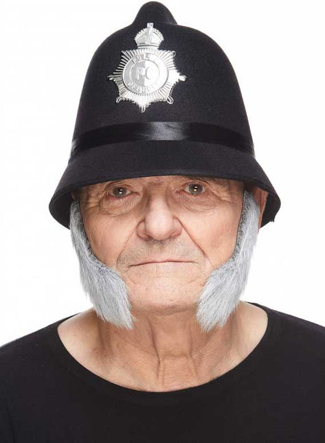 Partychimp Luxe Cowboy Bakkebaarden Grijs Wit