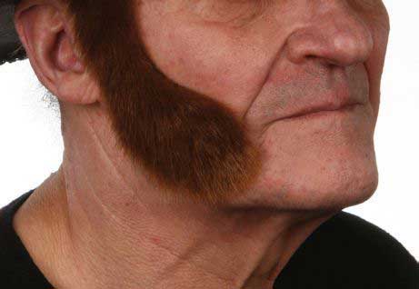 Partychimp Luxe Cowboy Bakkebaarden Kastanjebruin