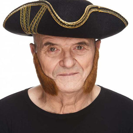 Partychimp Luxe Cowboy Bakkebaarden Kastanjebruin