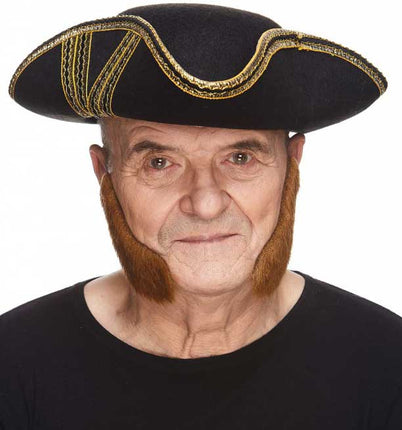 Partychimp Luxe Cowboy Bakkebaarden Kastanjebruin