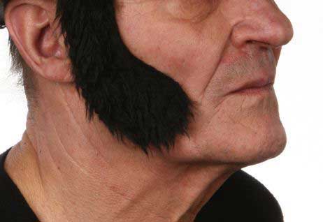 Partychimp Luxe Cowboy Bakkebaarden Zwart