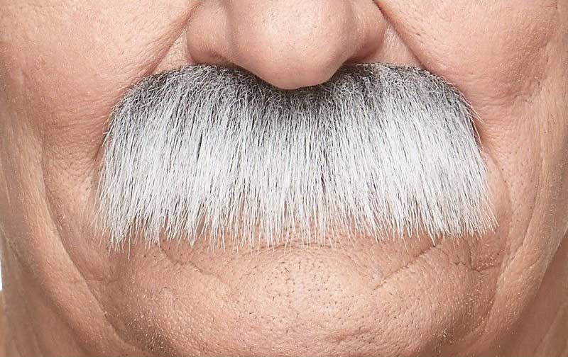 Partychimp Luxe Opa Plaksnor Grijs/Wit