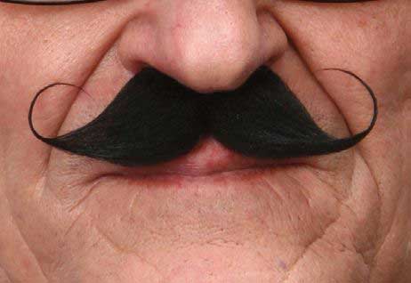 Partychimp Luxe Plaksnor Krul Zwart