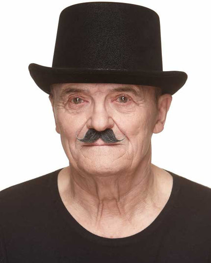 Partychimp Luxe Plaksnor Krul Zwart/Grijs