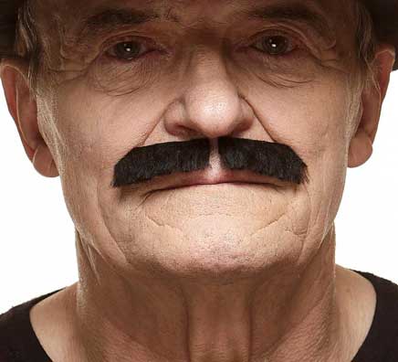 Partychimp Luxe Plaksnor Recht Zwart