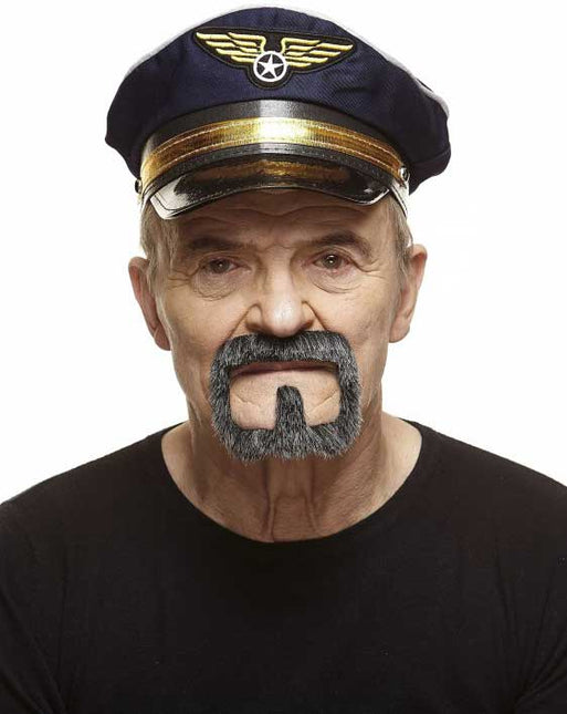 Partychimp Luxe Ringbaard Grijs