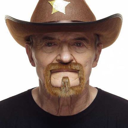 Partychimp Luxe Ringbaard Kastanjebruin