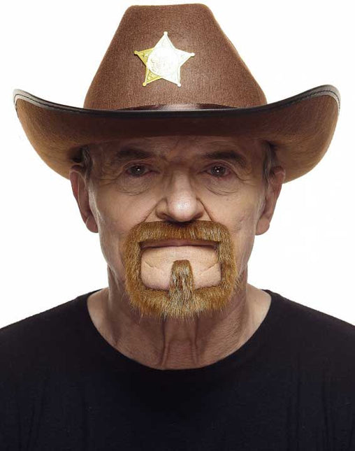 Partychimp Luxe Ringbaard Kastanjebruin