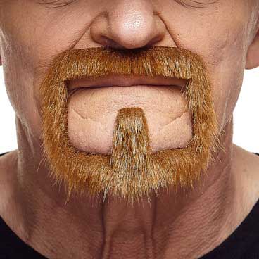 Partychimp Luxe Ringbaard Kastanjebruin