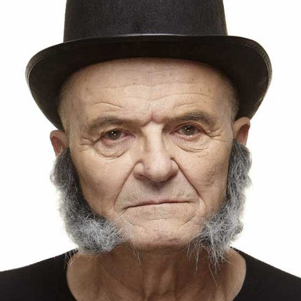 Partychimp Luxe Rock n Roll Bakkebaarden Grijs