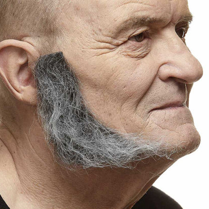 Partychimp Luxe Rock n Roll Bakkebaarden Grijs