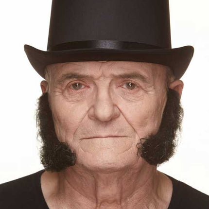 Partychimp Luxe Rock n Roll Bakkebaarden Zwart