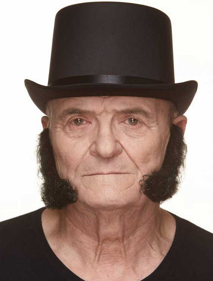 Partychimp Luxe Rock n Roll Bakkebaarden Zwart