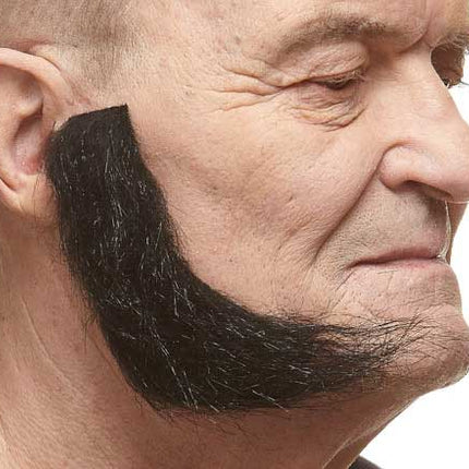 Partychimp Luxe Rock n Roll Bakkebaarden Zwart