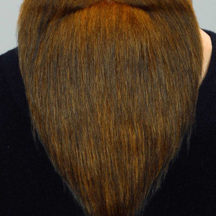 Partychimp Luxe Tovenaar Snor & Baard Donker Rossig Rood