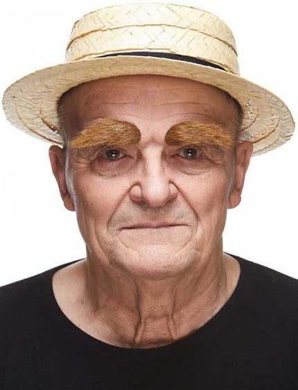 Partychimp Luxe Volle Wenkbrauwen Kastanjebruin