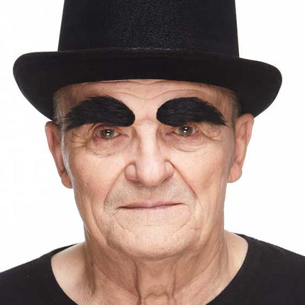 Partychimp Luxe Volle Wenkbrauwen Zwart