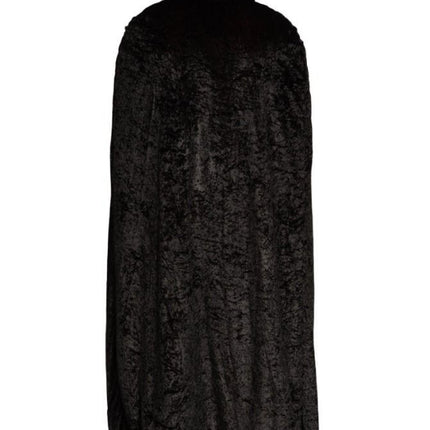Partychimp Rood Zwart Deluxe Cape Met Capuchon