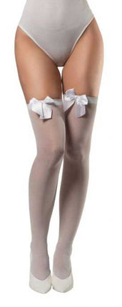 Partychimp Witte Kousen met Witte Strik