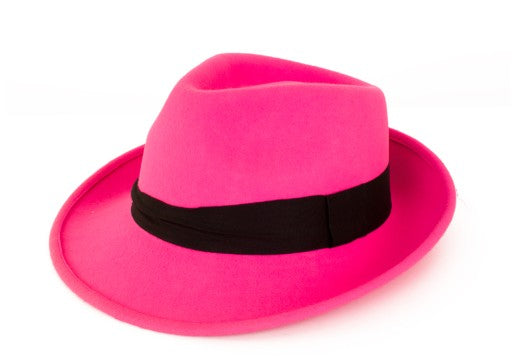 PartyXplosion Al Capone Hoed Roze maat 61