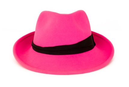 PartyXplosion Al Capone Hoed Roze maat 61