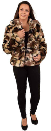 PartyXplosion Bontjas Carnaval Camouflage Dames