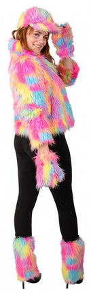 PartyXplosion Bontjas Carnaval Pastel Dames