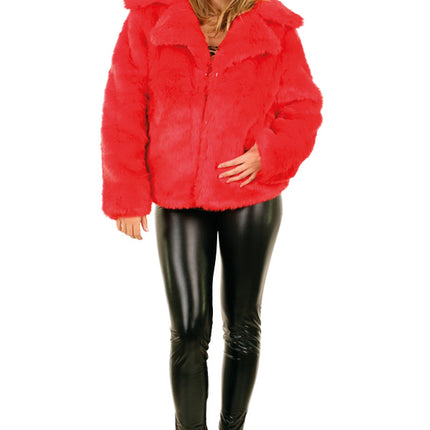 PartyXplosion Bontjas Carnaval Rood Dames