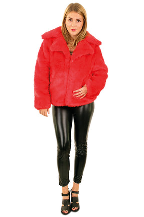 PartyXplosion Bontjas Carnaval Rood Dames