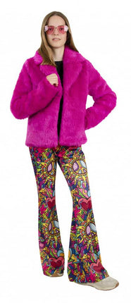 PartyXplosion Bontjas Meisjes Cyclaam 12 - 14 jaar