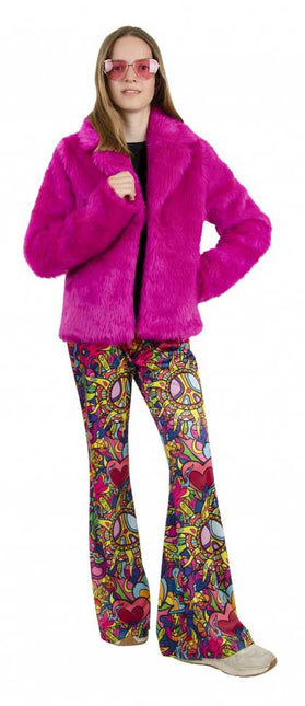 PartyXplosion Bontjas Meisjes Cyclaam 12 - 14 jaar