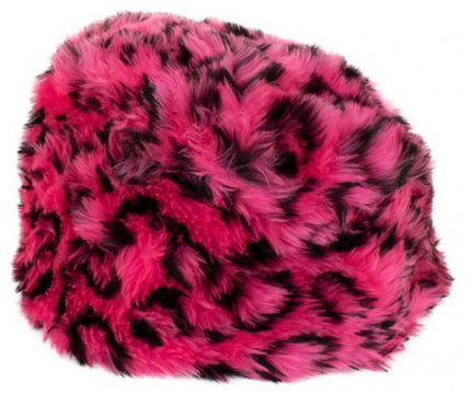 PartyXplosion Bontmuts panter roze