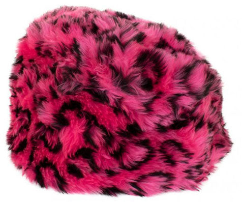 PartyXplosion Bontmuts panter roze