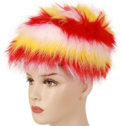 PartyXplosion Bontmuts rood wit geel