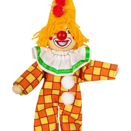 PartyXplosion Broche Clowntje Geel Haar