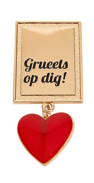 PartyXplosion Broche Grueets op dig!