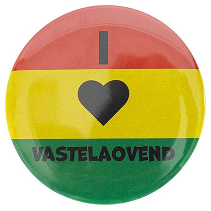 PartyXplosion Button I Love Vastelaovend